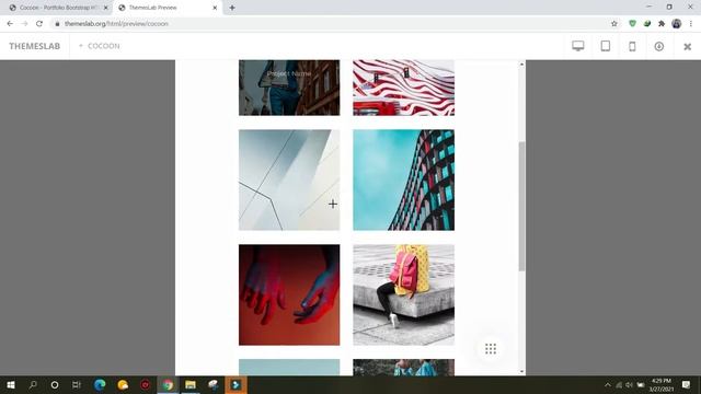 Cocoon: Portfolio Bootstrap HTML Template смотреть онлайн