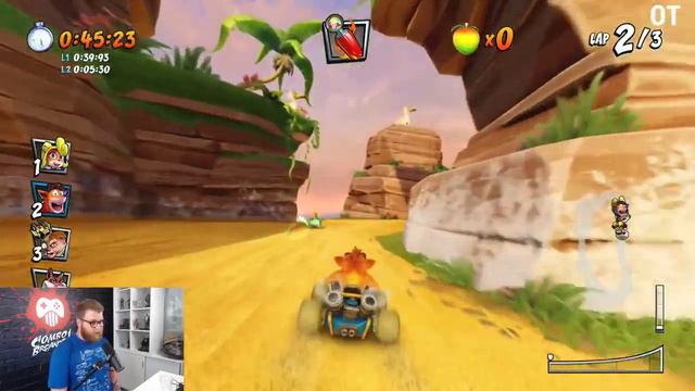 Ломаем карты вместе с Крэшем в Crash Team Racing смотреть онлайн
