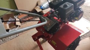 Шок! мотоблок Зубр, первый запуск.