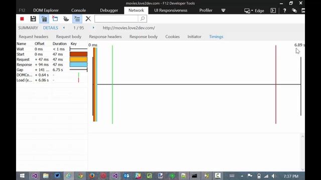 Using Browser Developer Tools to Examine Web Site Waterfalls смотреть онлайн