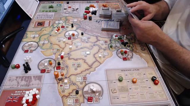 GANDHI By GMT Games Main Campaign Solo with AI Bots Playing as Revolutionaries смотреть онлайн