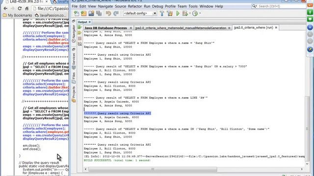 JPA 2.0 Part 2 (Topic #10: Java EE 6 Programming course from JPassion.com) смотреть онлайн