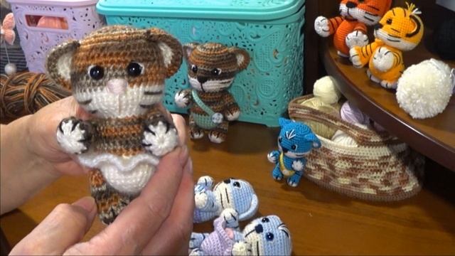 Тигренок Мурзик. Голубой Тигренок. МАСТЕР КЛАСС. смотреть онлайн