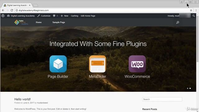 Adding images to slider with Wordpress смотреть онлайн