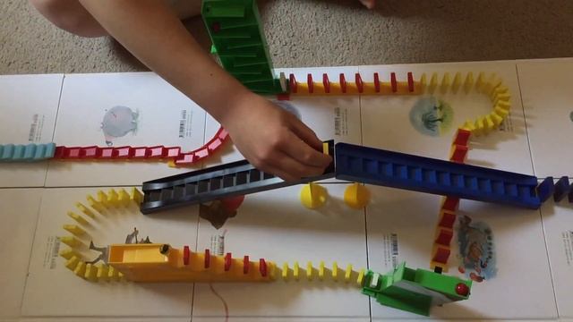 Domino Rally Stunt Builder Challenge Screen Link 3 OUTTAKES смотреть онлайн