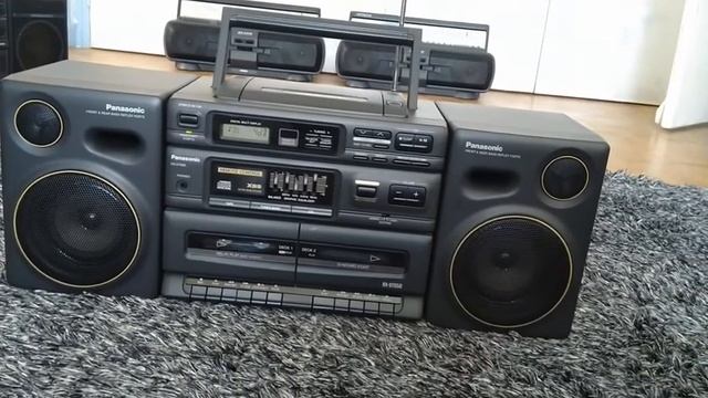 panasonic rx DT650 boombox radio cassette cd laser смотреть онлайн