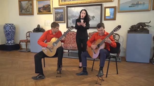Две гитары. Исполняет Blis Duo. Вокал Фегель Екатерина. 120 смотреть онлайн