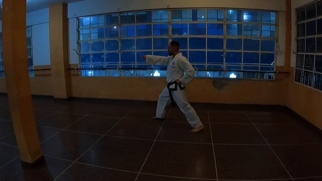 FORMA (TUL) CHON JI - Cinto blanco punta Amarilla. TaeKwon-Do ITF (GH010176) смотреть онлайн