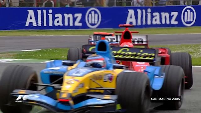 Alonso Defies Schumacher | 2005 San Marino Grand Prix