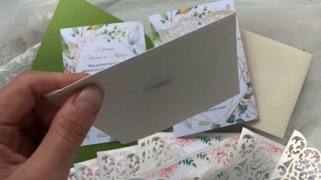 Выбираем цвет конверта для свадебных приглашений. смотреть онлайн