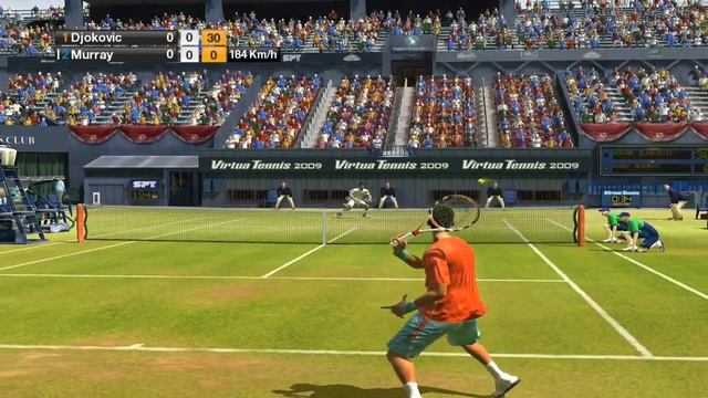 Virtua Tennis 2009 MAXED OUT 1280x1024 Win7 смотреть онлайн