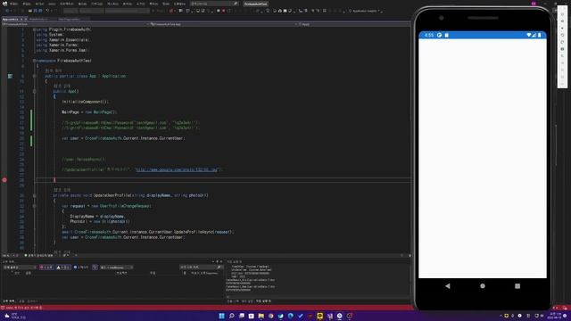 [Xamarin Forms] Firebase Auth를 사용하여 회원가입&로그인 구현 смотреть онлайн