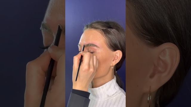 Как сделать натуральные брови | прореживание | видео урок по оформлению бровей смотреть онлайн
