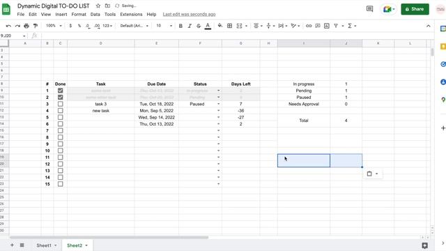 Task Planner Spreadsheet - Digital TO-DO LIST TUTORIAL - Google Sheets Template - (+FREE template) смотреть онлайн