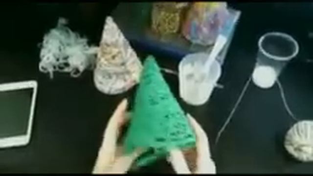 елочка из пряжи смотреть онлайн