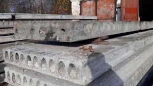 Плиты перекрытия разных размеров.