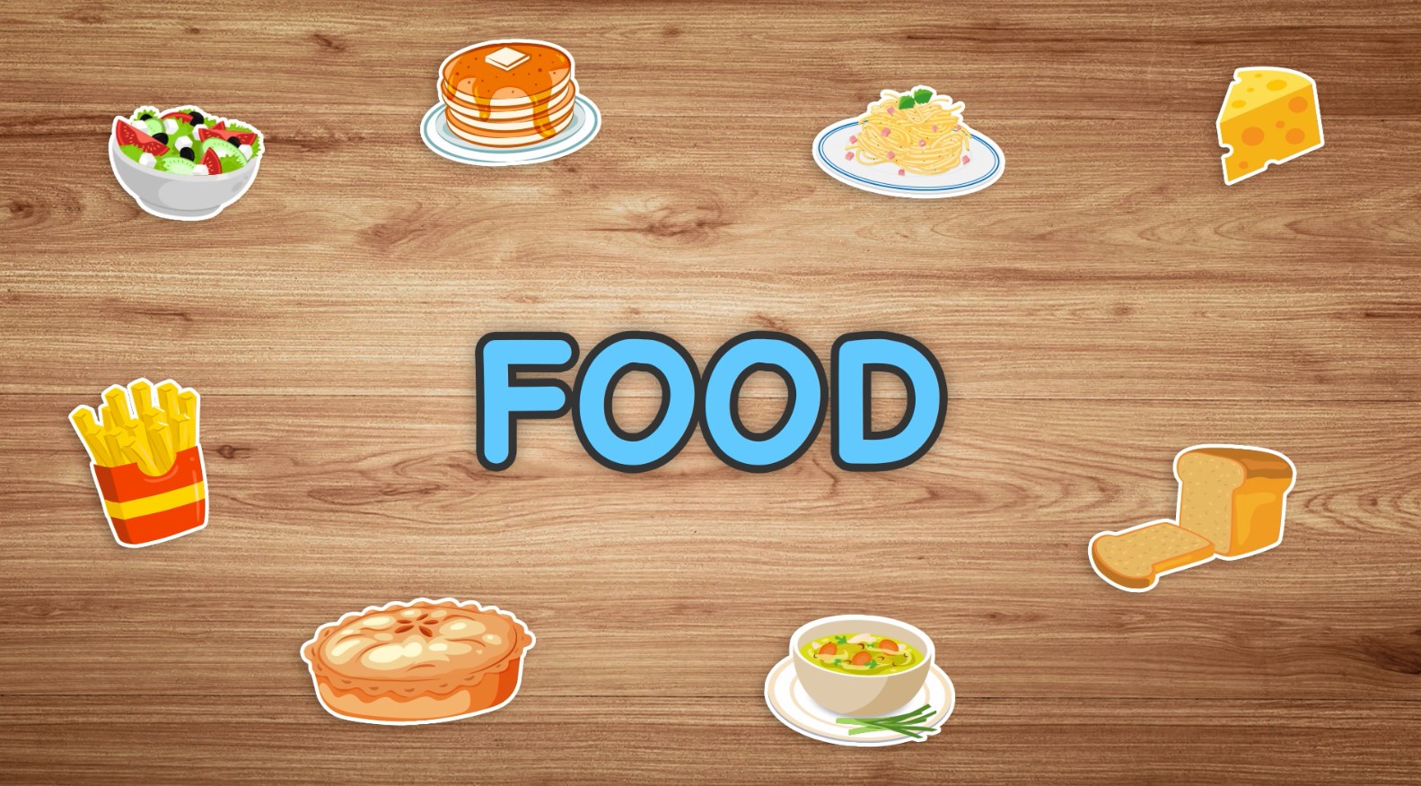 Названия еды на английском языке (Food Vocabulary in English) смотреть онлайн