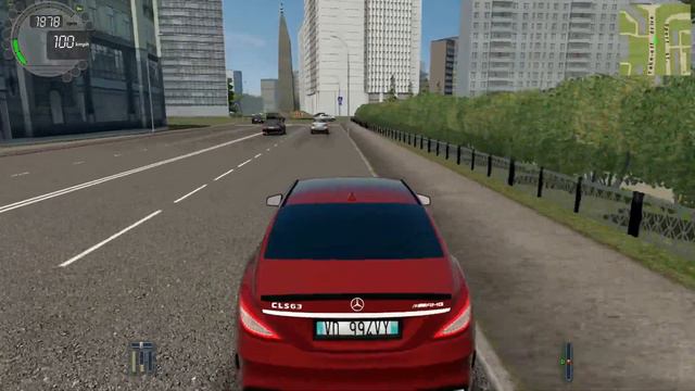 Mercedes CLS 63 AMG - City Car Driving | Logitech G29 Gameplay смотреть онлайн