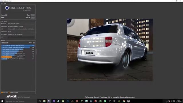 Cinebench R15 OpenGL Benchmarks (GTX 750 Ti) смотреть онлайн
