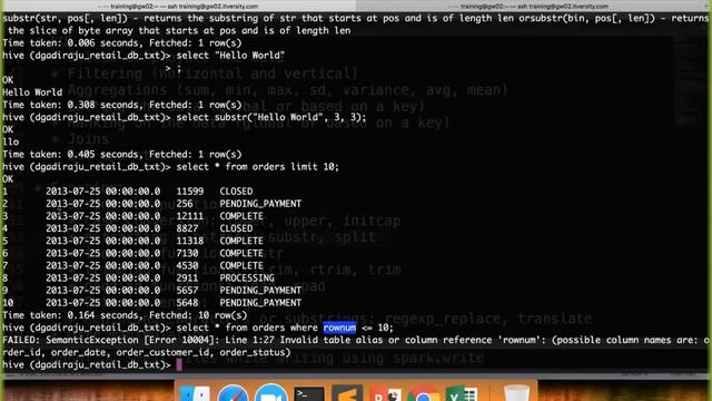 Hive Functions - Extracting Information from Strings смотреть онлайн