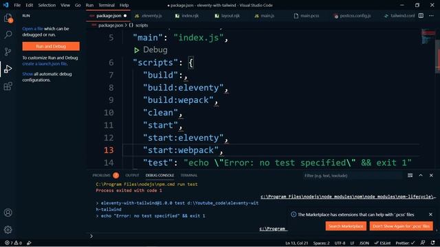 Eleventy (11ty) Website / Blog  With Tailwind  And Webpack