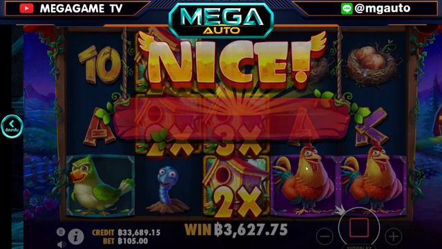 MEGAGAME│The Tweety House│สล็อตPP│บ้านไก่ไวด์ล็อค PragmaticPlay ล่าฟรีเกม กำไรกระจุย +100K !!
