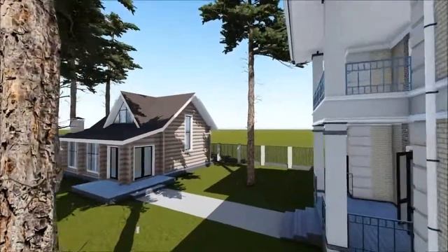 Проект коттеджа "Классический орнамент" смотреть онлайн