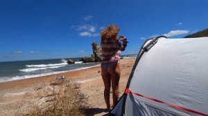 КРЫМ 2020. ОТДЫХ с ПАЛАТКОЙ. ГОЛЫШОМ КУПАЕМСЯ!? ОТКРЫВАЕМ ДИКИЕ ПЛЯЖИ. ГЕНЕРАЛЬСКИЕ ПЛЯЖИ как БАЛИ