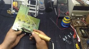 Усилитель MICROLAB. Нет басов, ремонт.