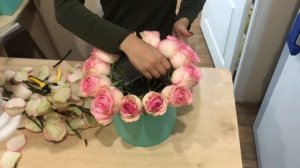 Собираем букет в коробке