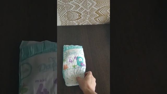 Обзор-распаковка памперсов Dada Premium 4 из Rozetka