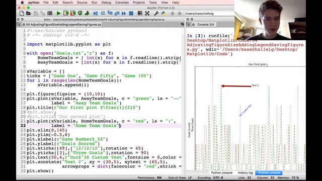 Making graphs with Python using Matplotlib p.04 Legends смотреть онлайн
