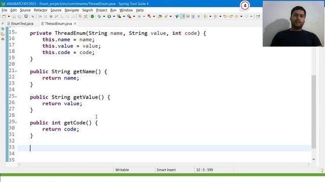 Advances Enum in java with example смотреть онлайн