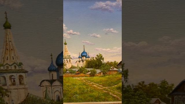 Картина маслом на холсте «Суздаль» 50х80 смотреть онлайн
