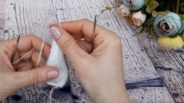 Вязаный заяц спицами. Мастер класс. Часть 2. Ушки. смотреть онлайн