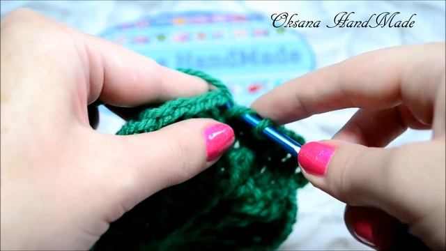 Теплая шапка крючком. Мастер класс и схема. Crochet hat. смотреть онлайн