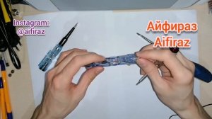 ЗАМЕНА БАТАРЕЙКИ В МНОГОФУНКЦИОНАЛЬНОЙ ИНДИКАТОРНОЙ ОТВЁРТКЕ. КАК ЗАМЕНИТЬ БАТАРЕЙКУ Айфираз Aifira