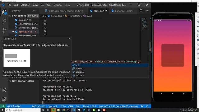Implementing Drawing Functionality|How to Create a Human Generator Mobile App using Flutter & Pytho смотреть онлайн
