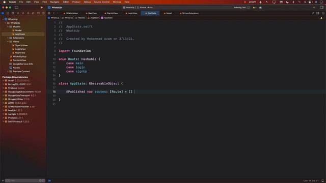 Building Chat App Using SwiftUI & Firebase: Adding Groups and Authentication смотреть онлайн