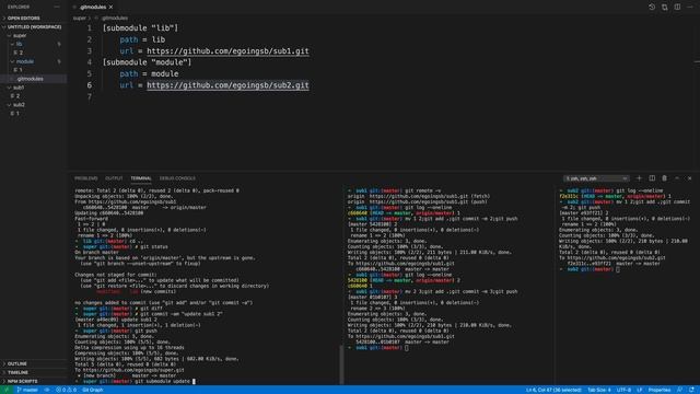 저장소 안에 저장소 - git submodule смотреть онлайн