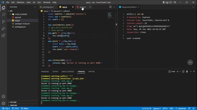 Buat API Pertamamu dengan Node Js dan Express Js untuk Pemula смотреть онлайн