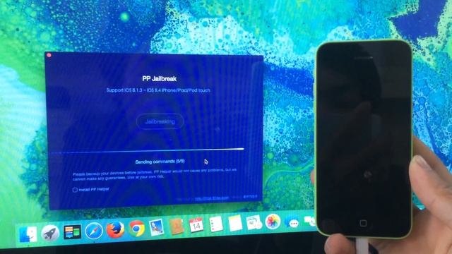 [ Mac OS X ] How to jailbreak iOS 8.1.3 to 8.4 with PP jailbreak Tool смотреть онлайн