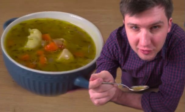 Невероятно вкусный Куриный суп с клёцками смотреть онлайн