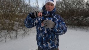 Зимняя блеснилка на Окуня Судака и Щуку. Зимняя Катушка с Фрикционом!  Выбор Плетёнка или Леска!