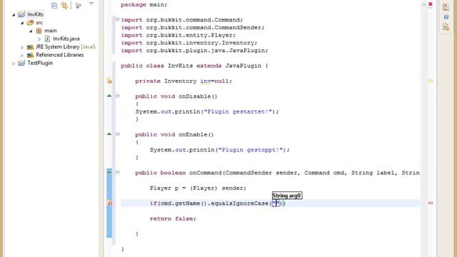 | Bukkit Plugin Programmieren #6 | 1. Plugin - Virtuelle Inventar Kits (1/2) | смотреть онлайн