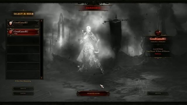 Diablo 3 Hardcore 60 lvl dead Miker смотреть онлайн