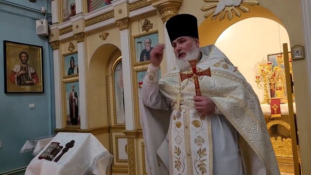 2024 01 19 проповедь протоиерея Вячеслава Кочкина на Богоявление смотреть онлайн