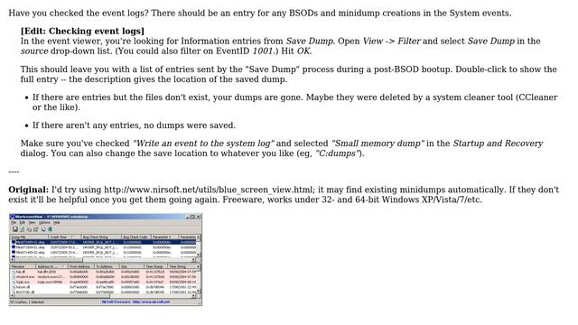 Minidump Folder Cannot Be Found (3 Solutions!!)