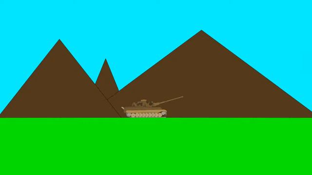 Tiger ll Vs. T34| Tank Battle Animated| Battle Lands смотреть онлайн