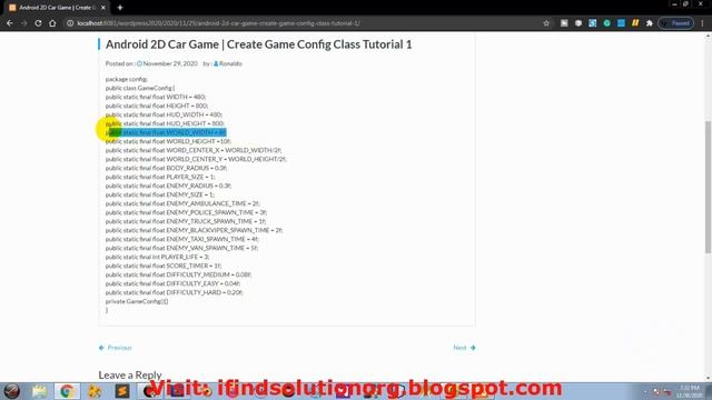 Java and libgdx tutorial android 2D car game #3 смотреть онлайн